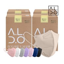 에코슈브 새부리형 컬러 마스크대형 25매입 4개총 100매, 화이트, 화이트