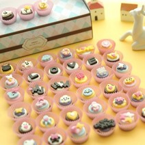 큐티 이니셜 파스텔 DIY 초콜릿 발렌타인 만들기 세트, 상세페이지 참조