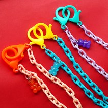 러브미미 큐티베어 하리보 네온 체인 컬러 마스크줄(3color)