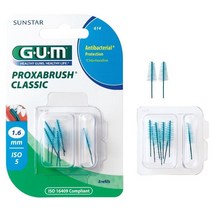 GUM 검 605 치간칫솔 리필 8개입 614, 6개+본체1개증정, 1개