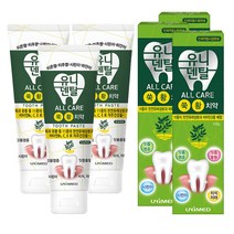 유니덴탈 올케어 치약 100g + 100g + 100g 시린이 잇몸질환 예방, 단품