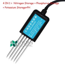 센서 도어 모션 7in 1 토양 통합 송신기 온도 습도 EC NPK PH 센서 농업 테스트 감지기, 05 RS485 NPK-PH