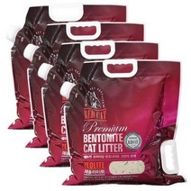 레드캣 슈퍼프리미엄 벤토나이트 고양이모래 6kg*4ea