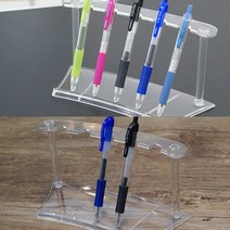 아크릴 필기구 거치 진열대 문구 사무용품점 볼펜