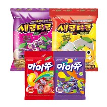 크라운 새콤달콤 200g 2종 +마이쮸 92g 2종, 1개