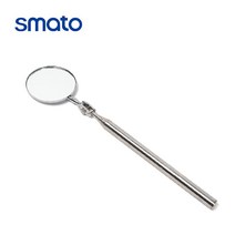 스마토 용접 검사거울 접이식 차량점검 반사경 스테인리스재질 각도조절, SM-912S, 1개
