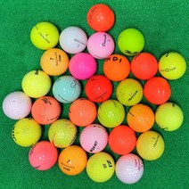 브랜드혼합 로스트볼 3등급, 칼라혼합, 40개