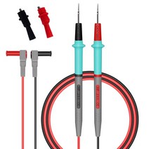 멀티미터 프로브 멀티테스트 리드 리들 새로운 실리콘 테스트 리드 고정밀 측정 멀티 미터 프로브 테스트 리드 핀 와이어 펜 1 쌍 케이블 악어 클립 1000v 20a, 협력사, 새로운 gjtj 및 클립
