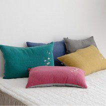 조은슬립 피그먼트 분쇄 라텍스 꿀잠 베개 - 경추베개, 블루