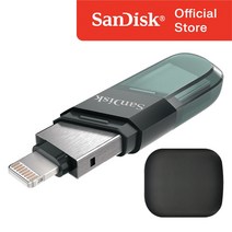 샌디스크 iXpand Flip 아이폰 아이패드 8핀 전용 OTG USB 3.0 메모리 / USB 전용 케이스, 256GB