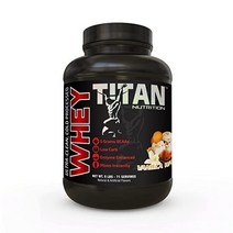 단백질 보충제 Titan Whey Protein Powder - Premium Fast-Absorbing with 23g of Protein BCAAs & Digestive, 5 Pound (Pack of 1), Vanilla Wafer