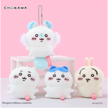 치이카와 하치와레·우사기·모몽가 인형 키링 (9cm)