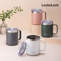 락앤락 하우스머그컵 LHC4297, 핑크, 1개