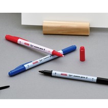 동아 트윈 네임펜2 흑색 지워지지 않는 유성 네임볼펜