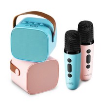 캠핑 스피커 노래방 블루투스 마이크 미라클엠 M45, 블루