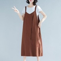 셀러허브 패션 [리더스] 민소매 롱 원피스 레이어드원피스 뷔스티에원피스