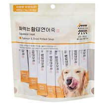 바우와우 무마진 짜먹는 보양간식 35P 강아지츄르 삼계탕죽/황태연어죽/소고기야채죽, 2개, 황태연어죽35P