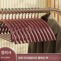 침지 몰드 건조 반원 옷걸이 고리 금속 미끄럼 방지 성인 옷걸이 속옷 가게, 브라운