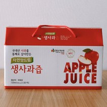[자연맛드림] 생사과즙 120ml 30포 / HACCP(해썹)인증 사과즙