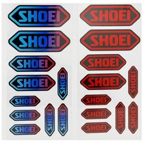 쇼에이스티커 SHOEI 로고스티커 데칼스티커, 1.SHOEI 스티커 / 블랙 + 옐로우
