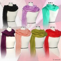 MAYGRIN 빅사이즈 무지 스카프 19종 (HMI30)