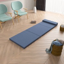 접이식 매트리스 침대 싱글 3단 토퍼 바닥 1인용 매트 자취 수면 원룸 메모리폼, B