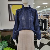 오조크 오조크 DP01 반폴라 레이스 블라우스 HOQSCBA503P (9019302)