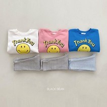 러브베베샵 23봄 돌 아기 땡큐 맨투맨 레깅스 상하복 세트 베이비 외출복