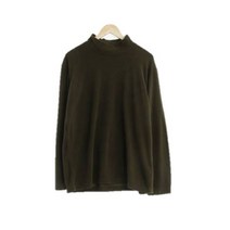 유니클로 카키 후리스티셔츠 남자 4094