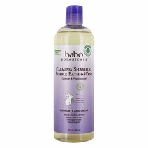 Babo Botanicals Lavender Meadowsweet 3 in 1 버블 배스 샴푸 워시 425.15