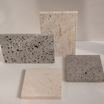 천연 스톤 대리석 트레이 오브제 돌 받침대 원석 코스터 빈티지 장식용 촬영 소품, 스톤 트레이(그레이L)