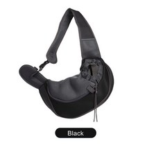 반려동물 백팩 Mesh Oxford Single Comfort Handbag Tote Pouch Pet Puppy Carrier S/L Outdoor Travel Dog, [02] L, 08 Black_02 L