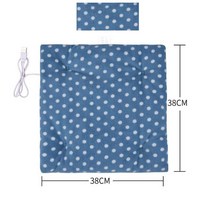 캠핑장접이식히팅패드 파티션히터 사무실개인난로 발난로 보온기 온열기 책상밑 무릎다리 가을과 겨울 따뜻, 02 Blue Dot