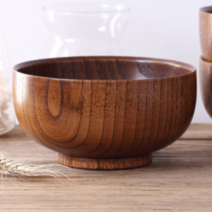 우드 옻칠 볼 (3 사이즈), 소