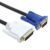 넥시 DVI-I to RGB(VGA) 케이블 1.5m/NX477/DVI-I(24+5) PC 입력-RGB(VGA) 모니터 출력/WUXGA, 1개, 1.5m