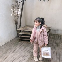 에떼르나 아동 패딩 상하세트 세가지색상 썰매복 키즈패딩세트