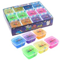 (무료배송)별이쏟아지는오후슬라임 슬라임 만들기 세트 팔레트슬라임 수제 슬라임 슬코슬라임 아이 슬라임 액체괴물 액괴 슬라임만들기세트 슬코 자연과학습, [6개 1세트]