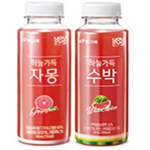 하늘가득 자몽주스 12개+수박주스 12개 음료 페트 330ml (무료배송), 상세페이지 참조, 상세페이지 참조