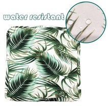 Sqodok 파티오 쿠션 커버 원형 야외 의자 시트 쿠션 슬립 커버 38.1.. 정품보장, Palm Leaves