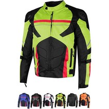 JACKETS 4 BIKES AirTrek 남성용 메시 오토바이 투어링 방수 레인 아머 바이커 재킷 그레이 M, X-Large
