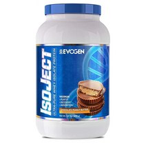 Evogen Isoject Whey Isolate Protein 아이소젝트 아이솔레이트 1.9LB 초콜릿피너향