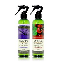 [더허브] 천연 홈닥터 룸 스프레이 250ml 6종향, 피톤치드, 상세설명 참조