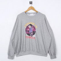 (빅사이즈)이지박스핏쭈리맨투맨