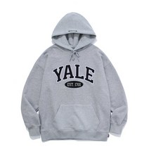 YALE (23SS) 2 TONE ARCH HOODIE GRAY YA8HD1071GR