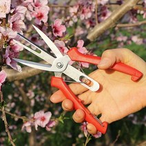 가드있는 가지치기 가위 속아내기 손가위 전지가위, 단품