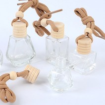 10개 차량 미니 방향제 유리공병 소분병, 3-원형 10ml-10개
