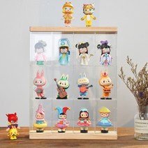 레고장 레고 건담 장식장 건프라 피규어장 인형 수납장 버블 마트 디스플레이 상자 블라인드 상자 선반 보관 손 모델 투명 먼지 캐비닛 아크릴, 30명 5층 6그리드