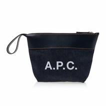 A.P.C.(아페쎄) 명품APC 악셀 로고 데님 파우치 COD M63526 IAK M63526IAK