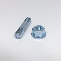 양방향 캡/나사 플랜지 너트 1P 52/58 체인톱 가이드 플레이트 부품 공구 액세서리 목공 작업 고정, B) 나사