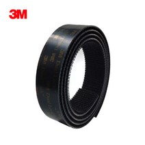3M 듀얼락 양면 테이프 벨크로 찍찍이, 3M SJ3551CF-블랙 /, 2.54cmX100cm